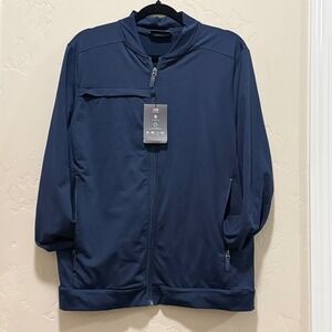 Fossa Morpheus Mens Medium Navy Active Full Zip Leisure Track Jacket NEW